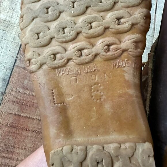 Vintage LL Bean Maine Hunting Shoe Size 6 Mens Duck Boots Waterproof - Picture 3 of 11